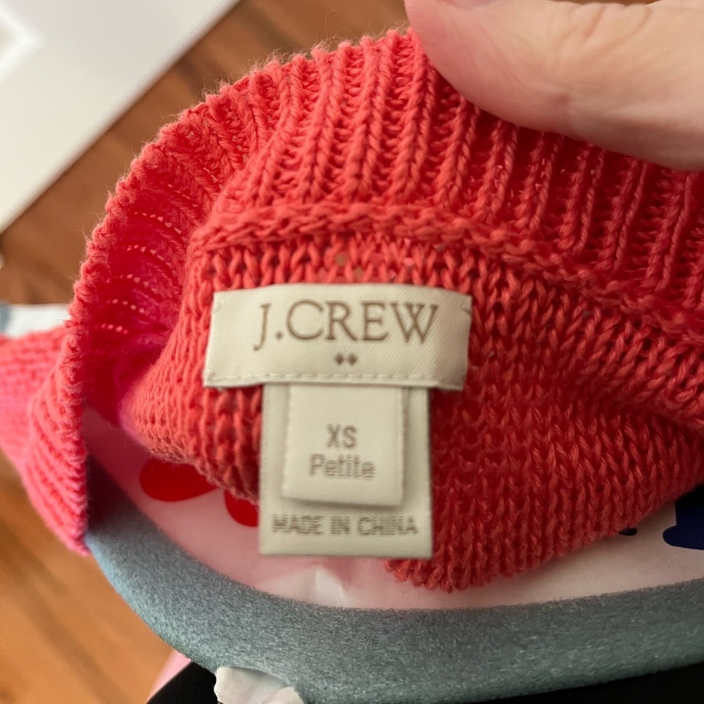 J. Crew Women's XS Petite Coral linen sweater vest, never worn - Picture 10 of 10